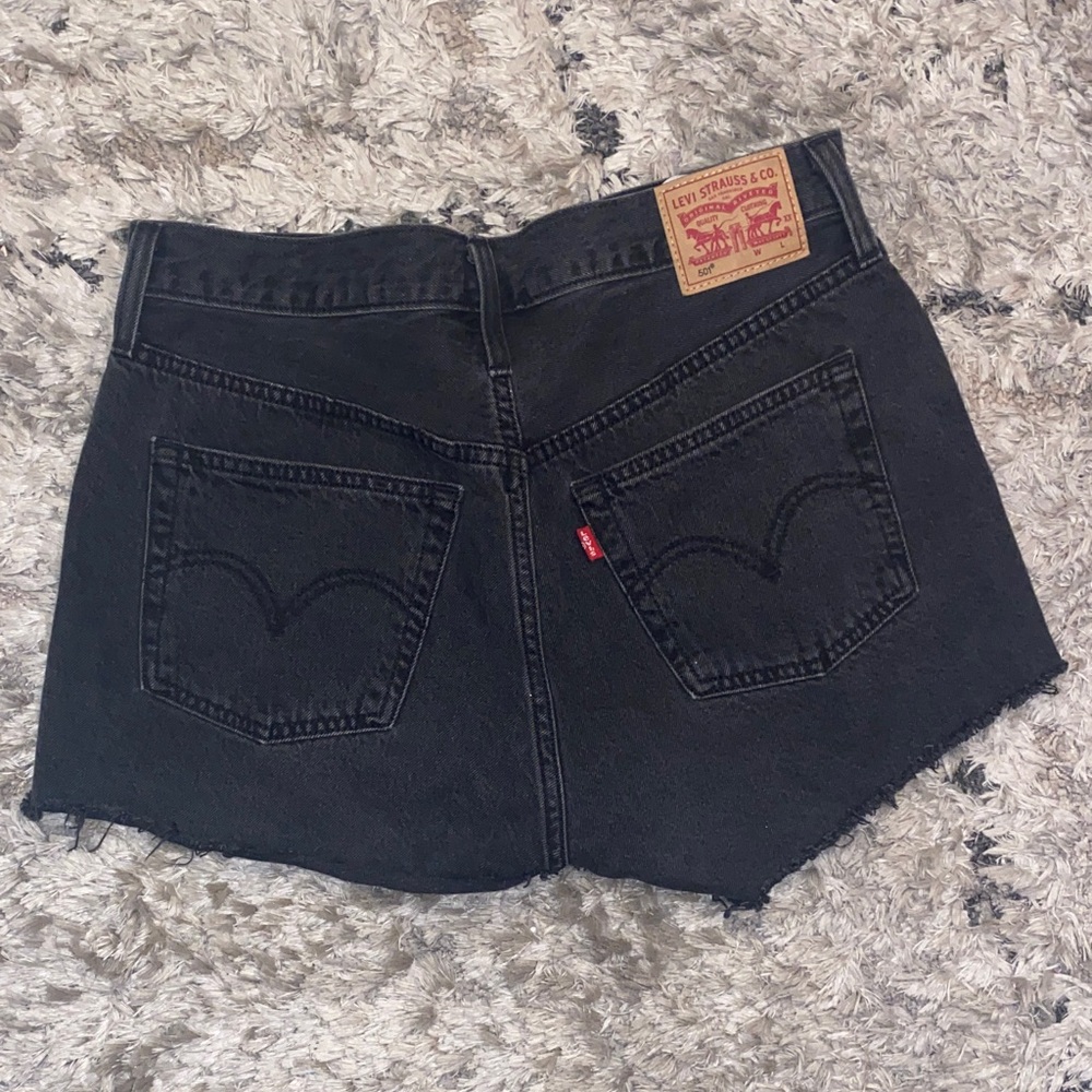 Levi's Women's Dark Denim Jean Shorts